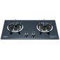 Cocina A Gas 2 Hornillas Vidrio Templado